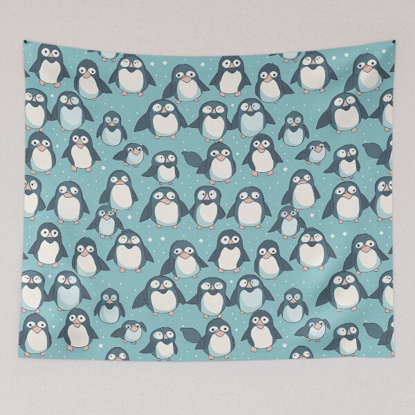 Item preview, Super Cute Kawaii Penguins - Here to cheer you up every day designed and sold by Good Candy.