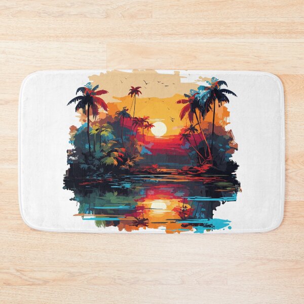 Item preview, Island Sunset designed and sold by TheDesignGhost.