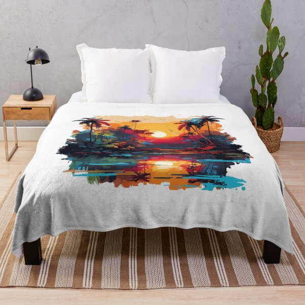 Item preview, Island Sunset designed and sold by TheDesignGhost.