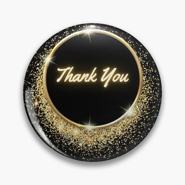 Item preview, Thank you-Golden luster designed and sold by MrDeebshop.