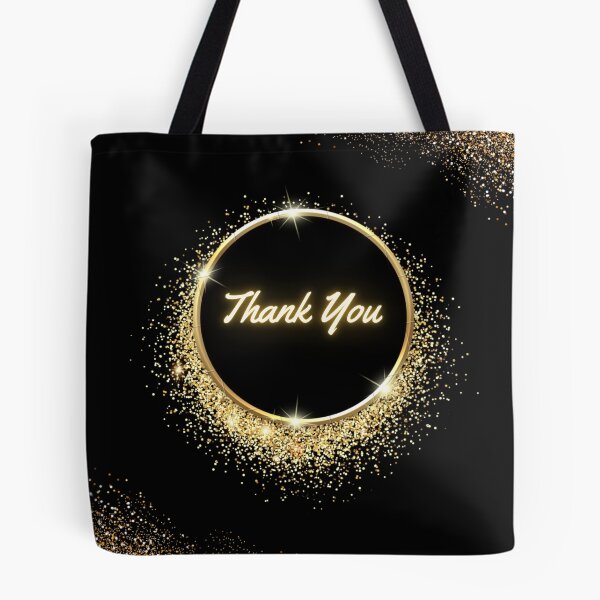 Item preview, Thank you-Golden luster designed and sold by MrDeebshop.