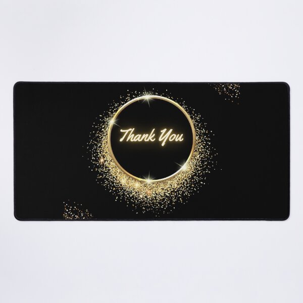 Item preview, Thank you-Golden luster designed and sold by MrDeebshop.