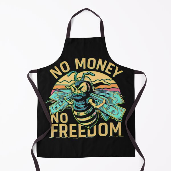 Item preview, no money no freedom bee t-shirt design Vintage designed and sold by phanomporn.