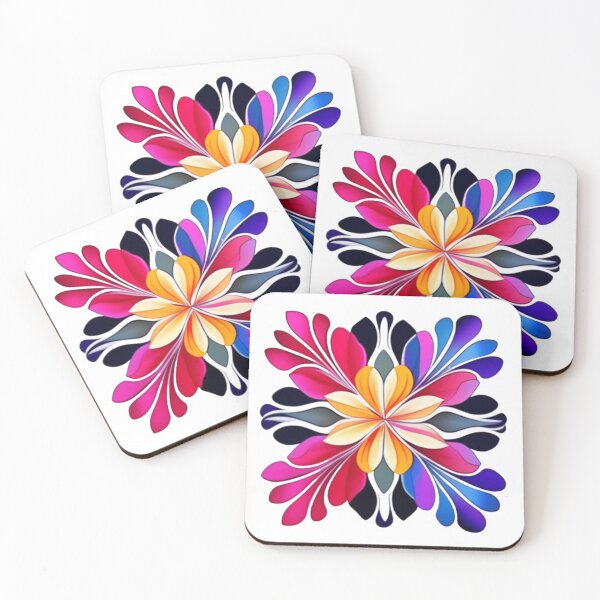 Item preview, Colorful flower pattern  designed and sold by Roxburylane.