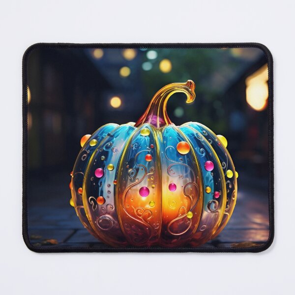 Item preview, stunning glass blown pumpkin print designed and sold by dcrc.