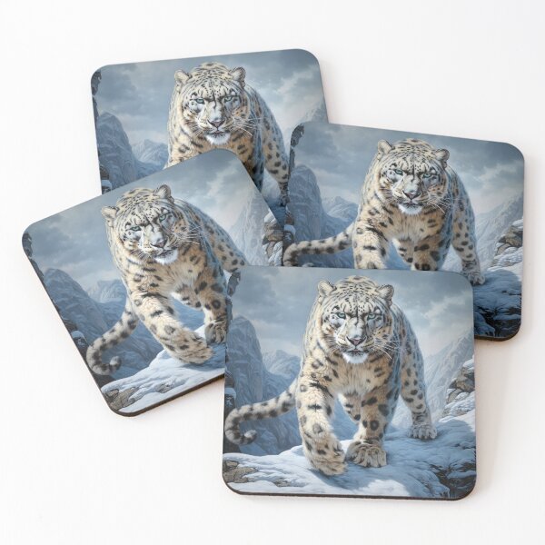 Item preview, Snow Leopard in Winter designed and sold by Elisabeth Lucas.