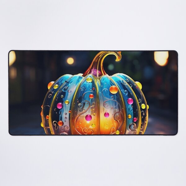 Item preview, stunning glass blown pumpkin print designed and sold by dcrc.