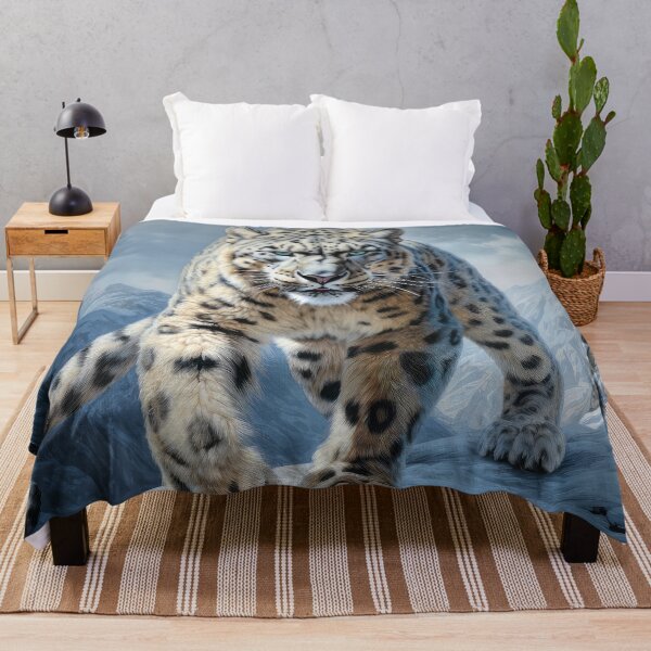Item preview, Snow Leopard in Winter designed and sold by Elisabeth Lucas.