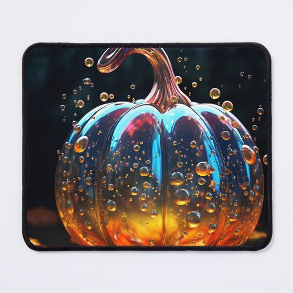 Item preview, stunning glass blown pumpkin print designed and sold by dcrc.