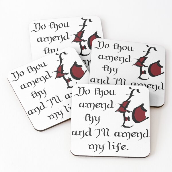 Item preview, Do thou amend thy face, and I'll amend my life.  designed and sold by BlackCockiePres.