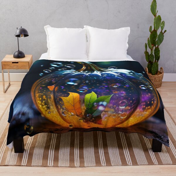Item preview, stunning glass blown pumpkin print designed and sold by dcrc.