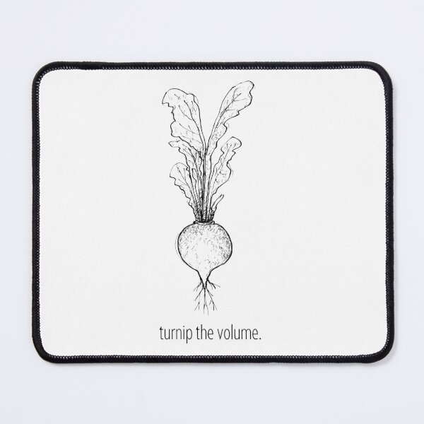 Item preview, Turnip The Volume designed and sold by shopcosmiclatte.