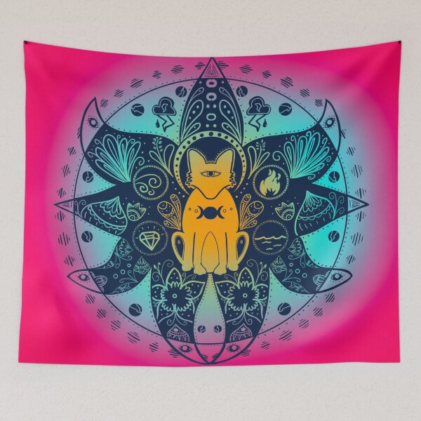 Item preview, Elemental Master - Kitsune Mandala designed and sold by Kara Cooper.