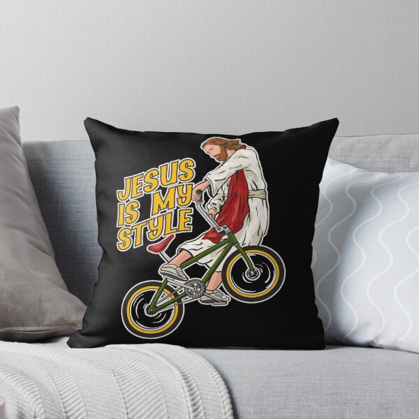 Item preview, Christ on a Bike - BMX Jesus designed and sold by ChristlikeMerch.