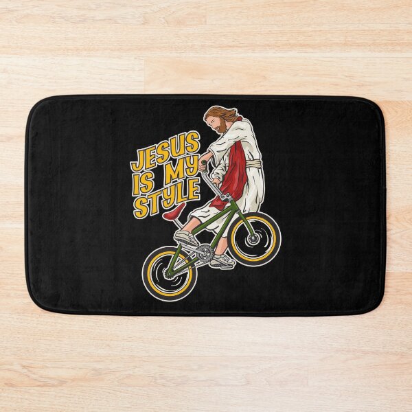 Item preview, Christ on a Bike - BMX Jesus designed and sold by ChristlikeMerch.