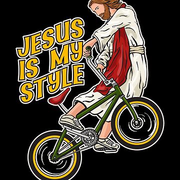 Artwork thumbnail, Christ on a Bike - BMX Jesus by ChristlikeMerch