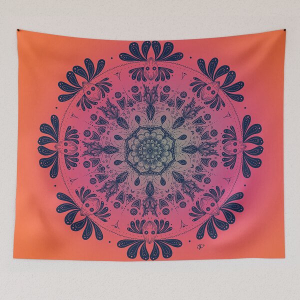 Item preview, Beautiful Mask - Floral Mandala designed and sold by Kara Cooper.