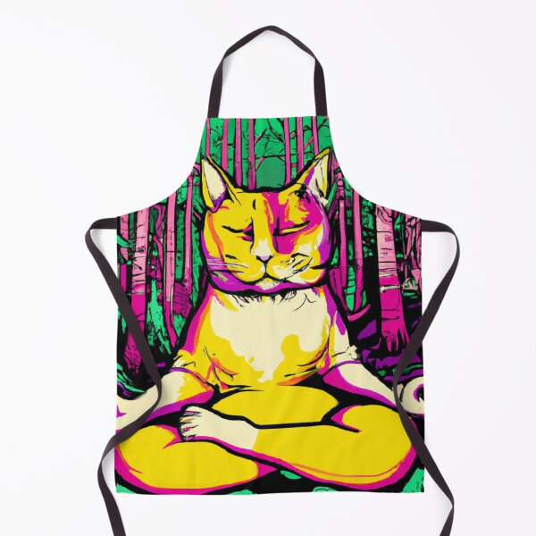 Item preview, Cat meditation-Edited AI generated art designed and sold by Frostp.