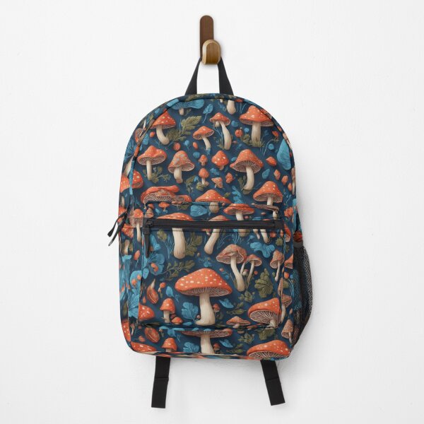 Item preview, Orange Mushrooms pattern designed and sold by DJALCHEMY.