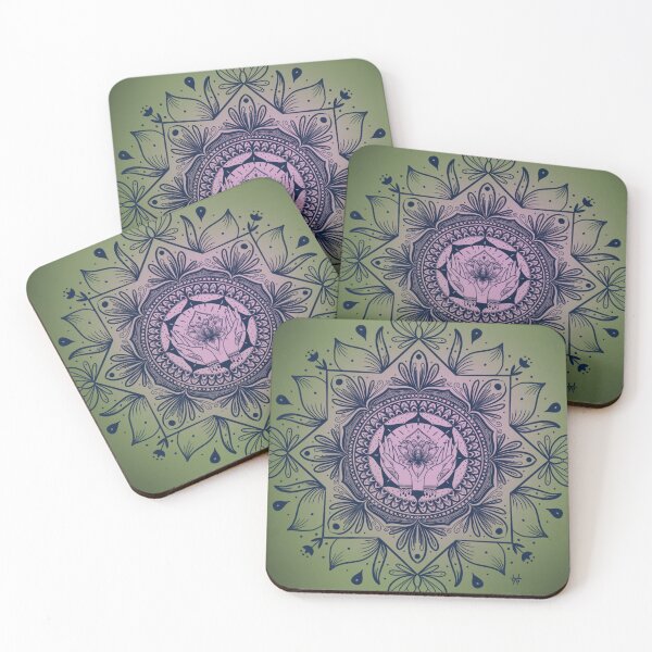 Item preview, Healing Garden - Hands and Lotus Mandala designed and sold by Kara Cooper.