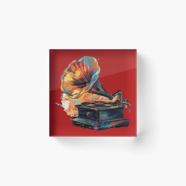 Item preview, Vintage Gramophone 80s designed and sold by Griffin Door.