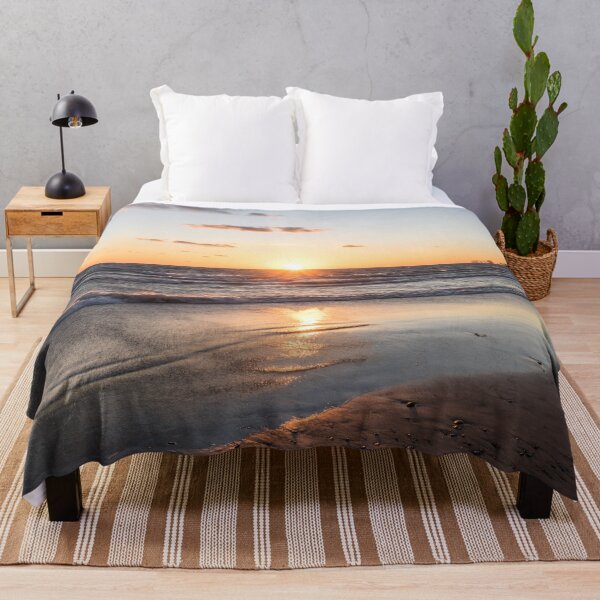 Item preview, Resplendent Sunset with Waves - Lorraine Bay Private Beach on Lake Erie North Shore designed and sold by Georgia Mizuleva.