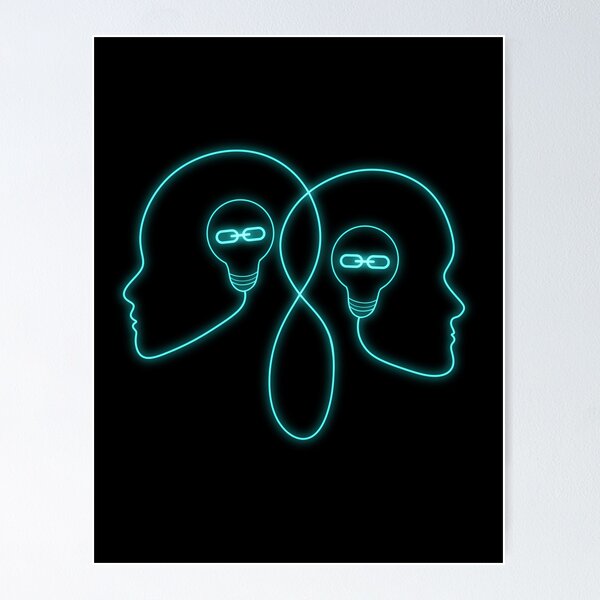 Item preview, Great Minds Link Alike (No Text) designed and sold by URLgeniusMerch.