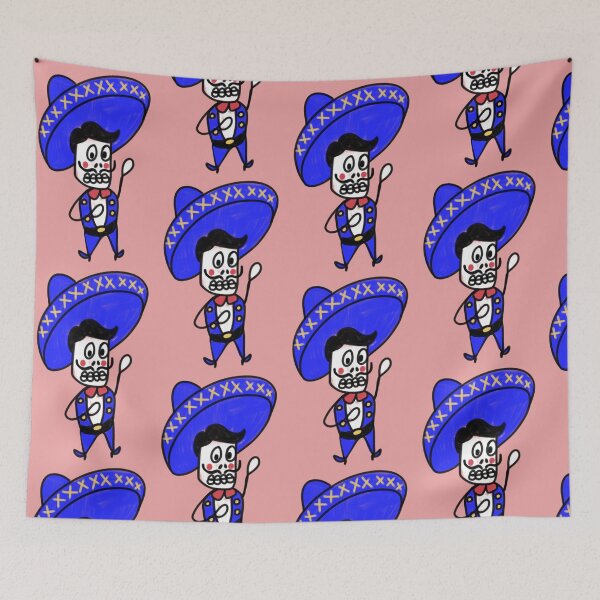 Item preview, Mexican Calavera mariachi sombrero designed and sold by El Brown Mercado.