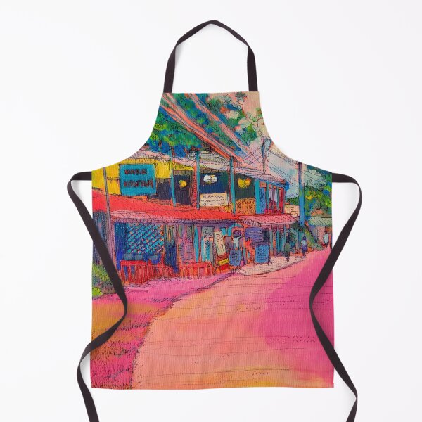 Item preview, Mare Nostrum  Seafood Restaurant - Limon, Costa Rica Study designed and sold by Mad World Art Ltd. Co..