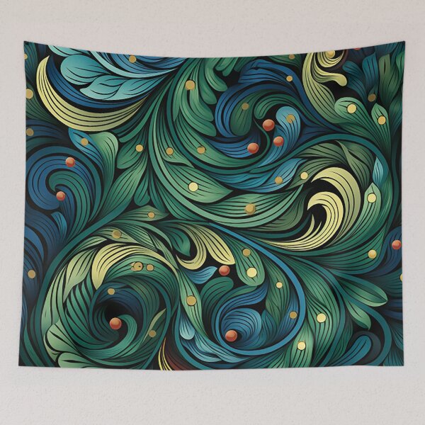 Item preview, Classical Elegance: Multicolored Hook Pattern Design designed and sold by PaintbrushPlace.