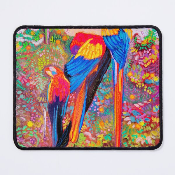Item preview, Preening Parrots of La Paz Waterfall Garden, Costa Rica designed and sold by Mad World Art Ltd. Co..