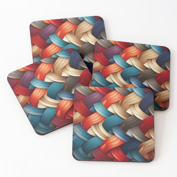 Item preview, Elegant Harmony: Colorful Classical Hook Patterns designed and sold by PaintbrushPlace.