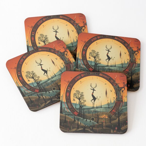 Item preview, Kokopelli Abstract 1 designed and sold by Quips-n-Gifts.