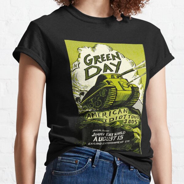 Green Day T-Shirt - American Idiot Black