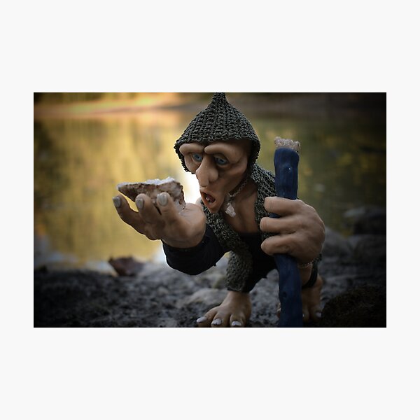 Item preview, Gunther the rock-collecting Troll, Water's Edge designed and sold by Amber Ryder.