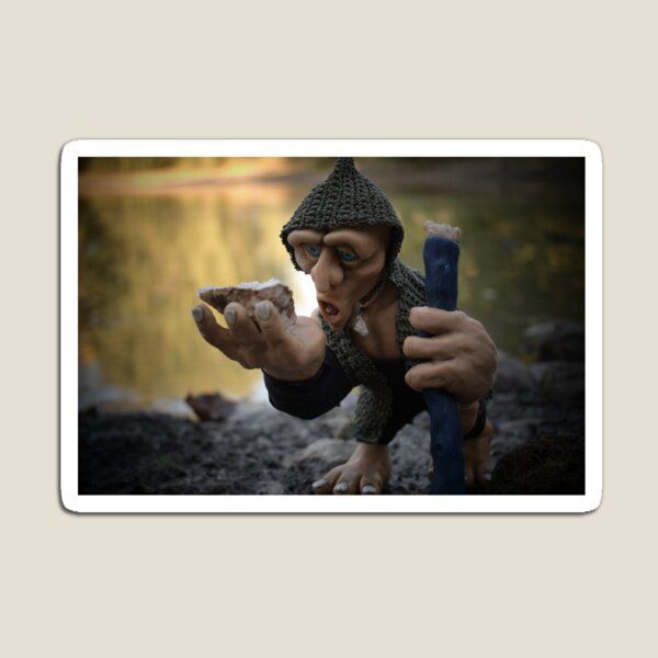 Item preview, Gunther the rock-collecting Troll, Water's Edge designed and sold by Amber Ryder.