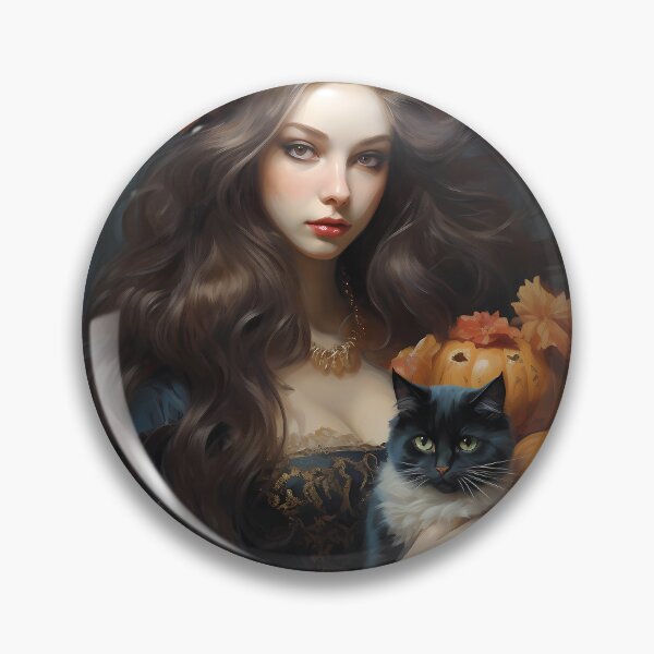 Item preview, Elegance Meets Enchantment: Halloween Rococo Portrait designed and sold by DeenaDee.