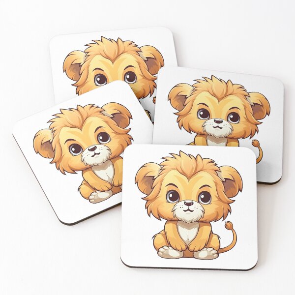 Item preview, Kawaii Baby Lion Cartoon designed and sold by eyestetix.