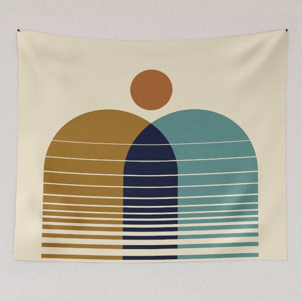Item preview, GEOMETRIC_SUNLIGHT_SUNSHINE_MOONLIGHT_POP_ART designed and sold by forgetmestudio.