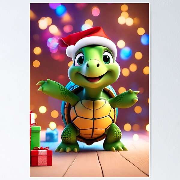 Item preview, Christmas turtle designed and sold by AiArtworkz.