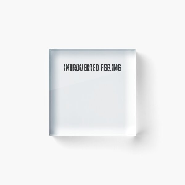 Item preview, introverted feeling black and white Quote sticker tshirt designed and sold by Mindlimes.