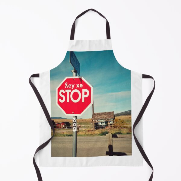 Item preview, Bilingual stop sign in English and First Nations language near Merritt, BC, Canada. designed and sold by Nalidsa Sukprasert.