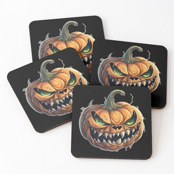 Item preview, A scary halloween pumpkin (jack-o-lantern) designed and sold by Good Candy.