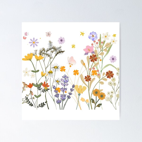 Item preview, Colorida flor silvestre designed and sold by McTwenty4.