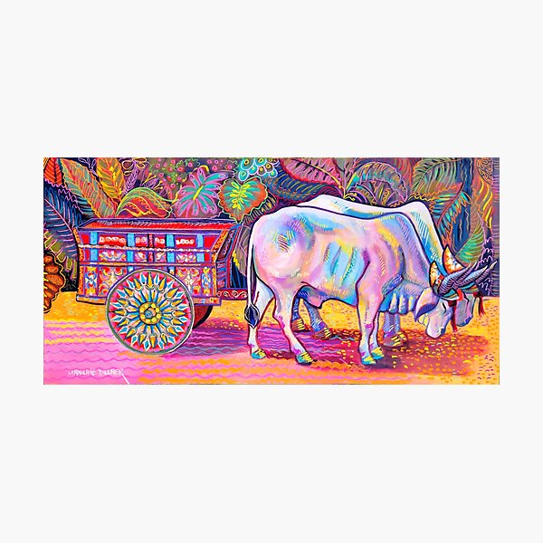 Item preview, The Oxcart Outside La Paz Waterfall Gardens, Costa Rica  designed and sold by Mad World Art Ltd. Co..