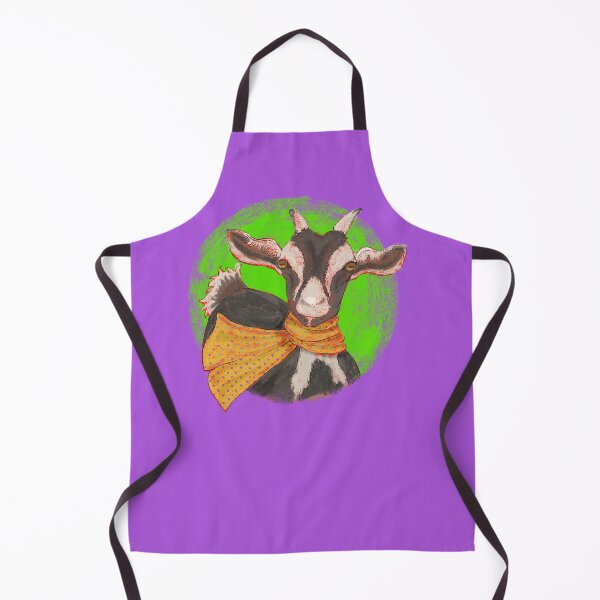 Item preview, Curious Goat in a Scarf designed and sold by AshandOakArt.