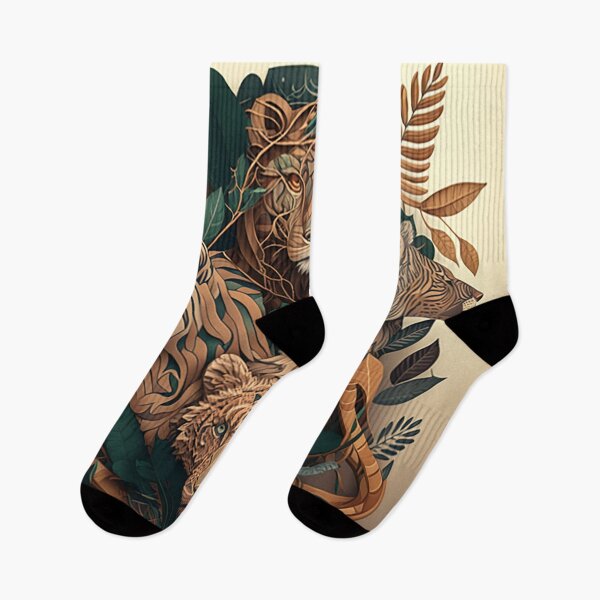 Item preview, Earthy Elegance: Majestic Wildlife Ensemble designed and sold by PaintbrushPlace.