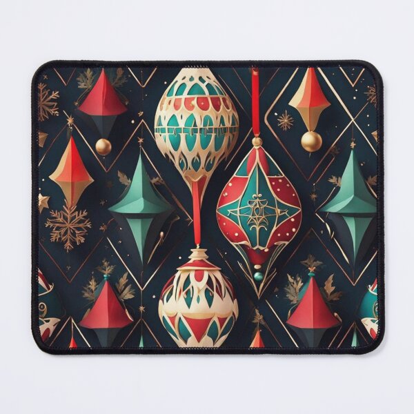 Item preview, 3D Merry Christmas beautiful ornaments patter design designed and sold by Giovanni Bolanos.