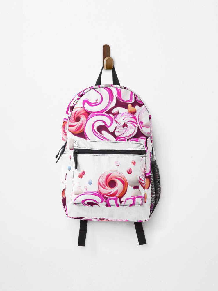 Thumbnail 1 of 3, Backpack, Sweets Abstract Text designed and sold by KriticalDesigns.