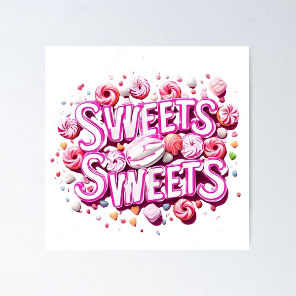 Item preview, Sweets Abstract Text designed and sold by KriticalDesigns.